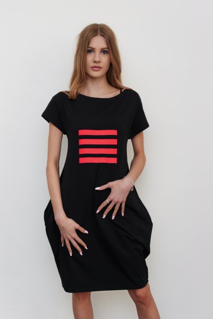 A1388 BKKL úpletové šaty (Velikost L)