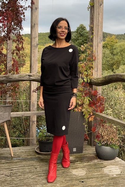 A1674 BASIC sukně po kolena (Velikost XXL)