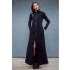SA1343 Mikina/Šaty na zip ultra maxi (Velikost L)