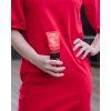 Mikela da Luka Gentle Madam Red saty s potiskem