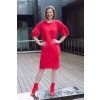 Mikela da Luka Gentle Madam Red saty s potiskem
