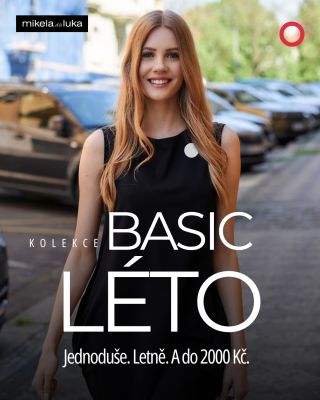 Lehké, vzdušné a připravené na slunce. Kolekce BASIC LÉTO přináší oblíbené modely v letních střizích. Jednoduché šaty,...