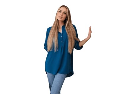 Dámská halenka námořnická modř - hlavní obrázek