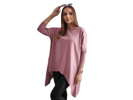 Halenka oversize tmavě růžová - hlavní obrázek