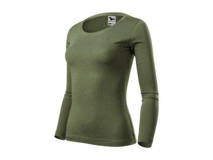Fit-T LS triko dámské khaki - hlavní obrázek