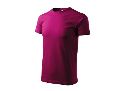 Basic tričko pánské fuchsia red - hlavní obrázek