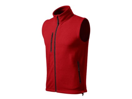 Exit fleece vesta unisex červená - hlavní obrázek