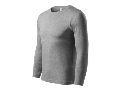 Progress LS triko unisex tmavě šedý melír - hlavní obrázek