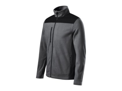 Effect fleece unisex ocelově šedá - hlavní obrázek