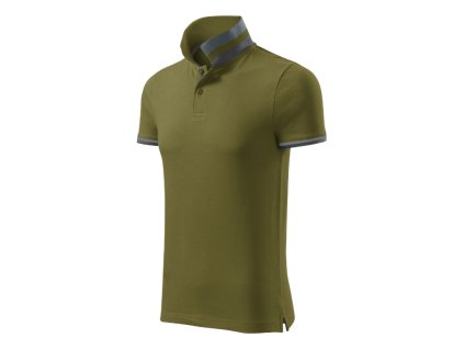Collar Up polokošile pánská avocado green - hlavní obrázek