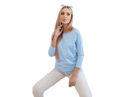 Halenka ležérní modrá - hlavní obrázek