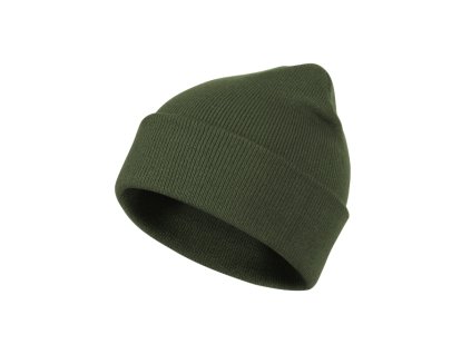 Beanie čepice unisex khaki uni - hlavní obrázek