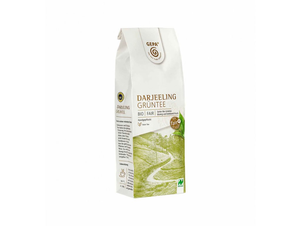 BIO Fairtrade čaj sypaný  Darjeeling exclusive zelený, 100 g