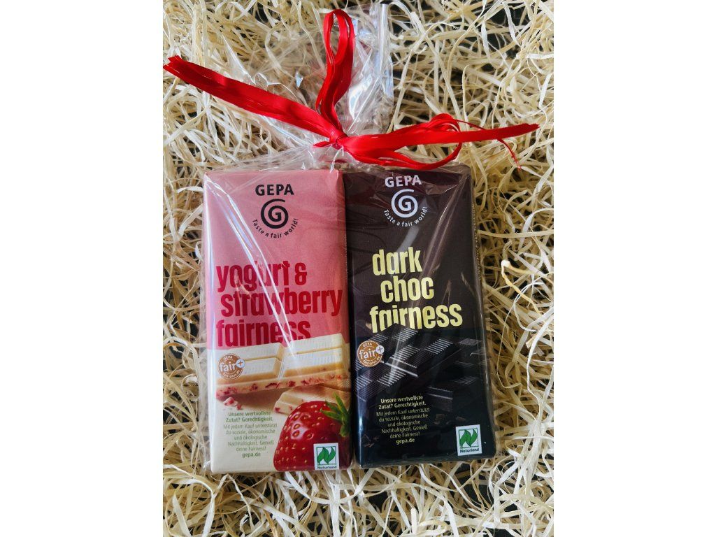 Miko Fairtrade dárkový balíček Čokoládové duo