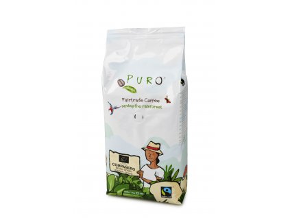 Zrnková káva Puro Fairtrade BIO COMPANERO 1 kg