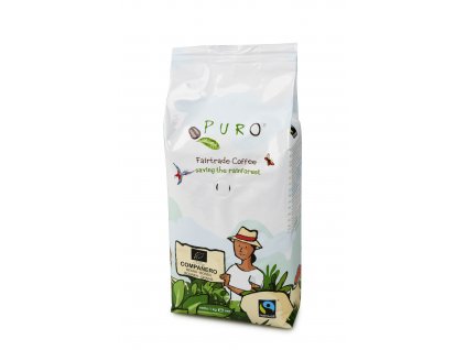Zrnková káva Puro Fairtrade BIO COMPANERO 1 kgRS3018 501692 Puro FT Bio Bonen 1kg CompanÌero lpr
