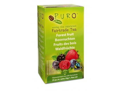 Fairtrade čaj porcovaný Puro lesní směs 25x2g
