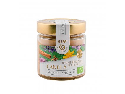 Bio květový med Canela se skořicí - pastovaný 250g