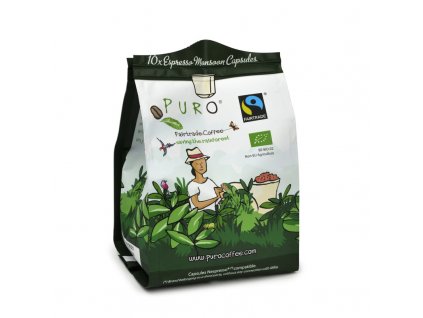 Kapsle Puro Bio Monsoon (espresso) 10ks 100 % arabica