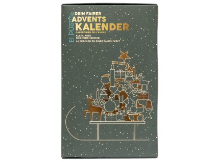 Adventní kalendář čokoládový, 24ks, 275g - vánoční edice