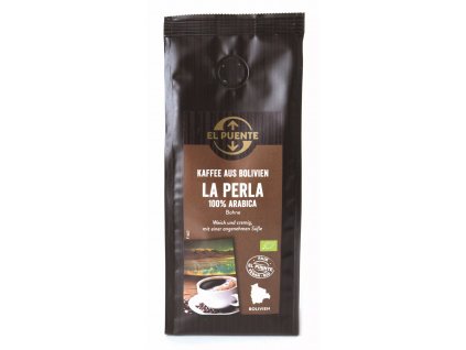 BIO zrnková káva La Perla 250g