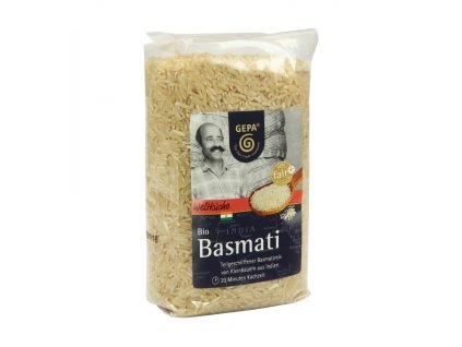 FAIRTRADE a  BIO Basmat rýžei z Indie, 500 g