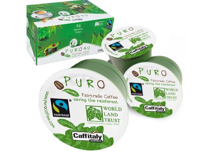Kapsle Fairtrade Puro 4U kompatibilní s Tchibo, Caffitaly