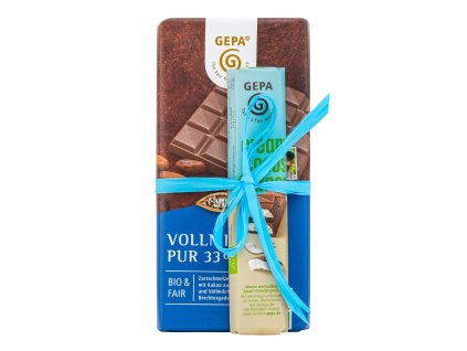 Fairtrade dárkový balíček  Fair poděkování v modré