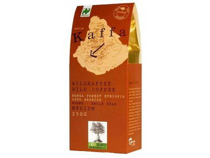 Zrnková káva Fairtrade - BIO Kaffa medium 250g