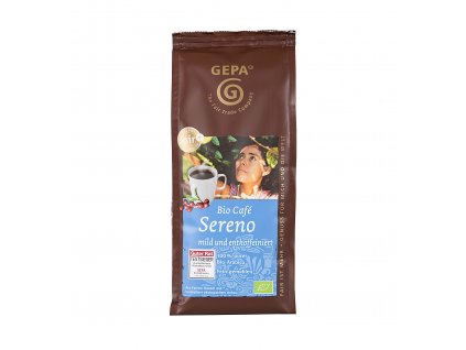 Mletá káva Fairtrade - BIO Sereno 250 g, bez kofeinu