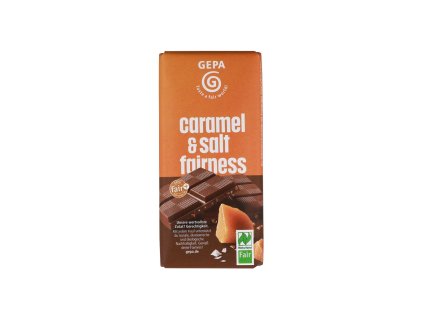 BIO čokoláda karamel - sůl 40g
