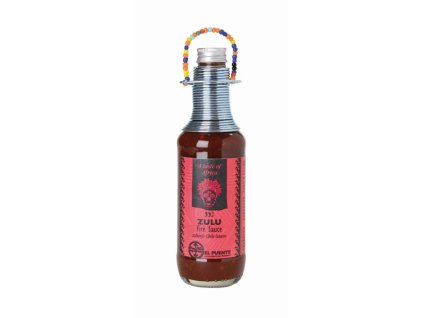 Fairtrade omáčka - Zulu Zulu Fire chilli omáčka 240ml - pálivá