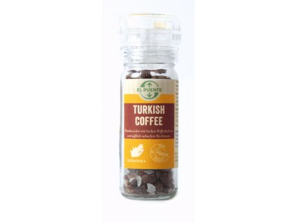 Mlýnek Turecká káva s kousky cukru, kardamomu a kávových zrn 70g