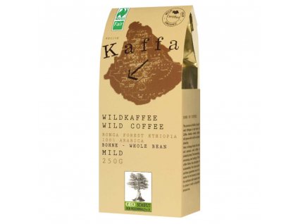 Zrnková káva Fairtrade  - BIO Kaffa mild 250g