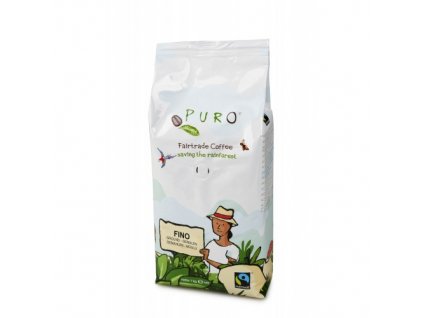 Hrubě mletá káva Puro Fairtrade FINO 1 kg 100% Arabicade FINO 1 kg