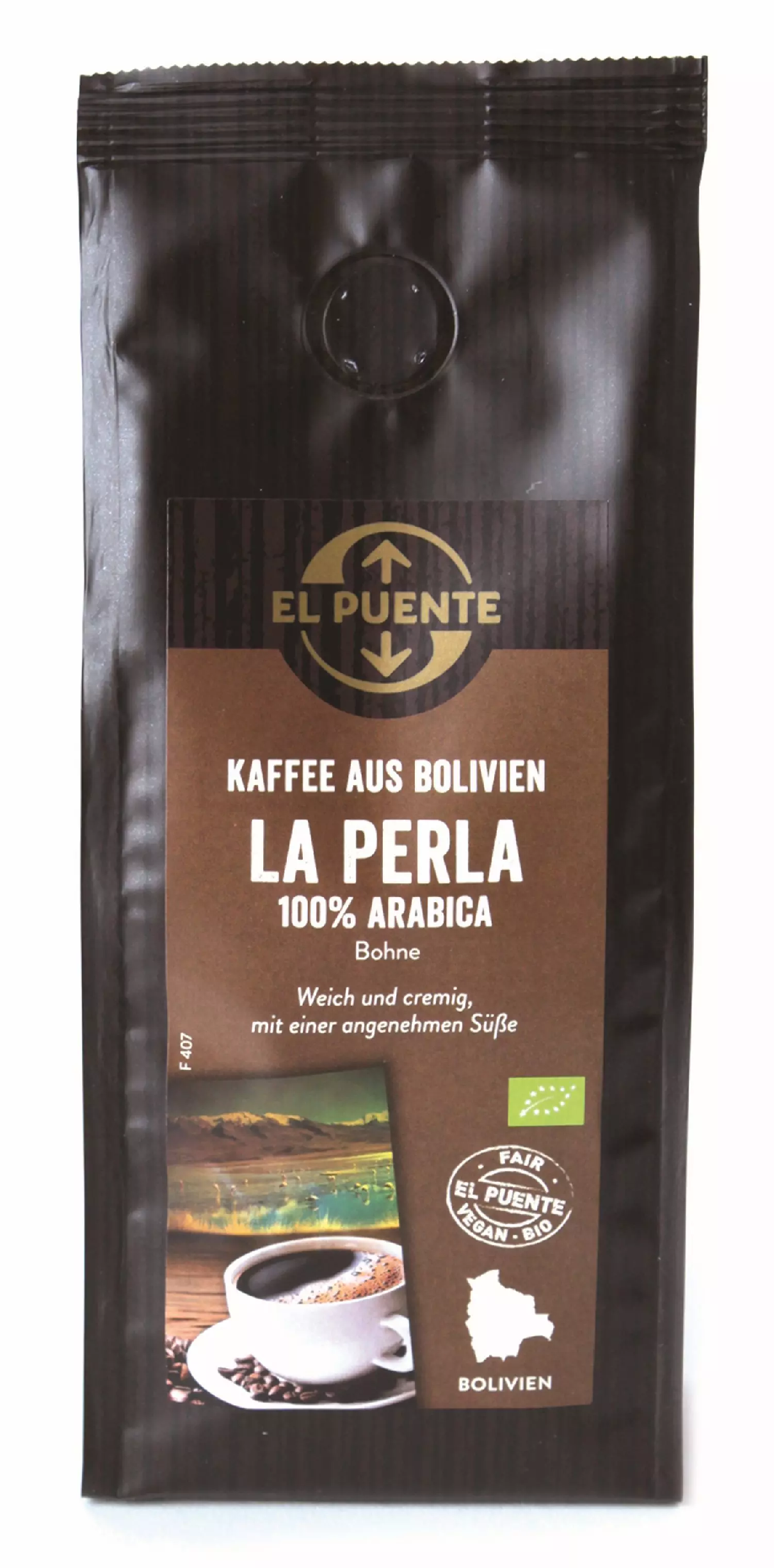 DWP Zrnková káva Fairtrade  - Bio Kaffa espresso 250g