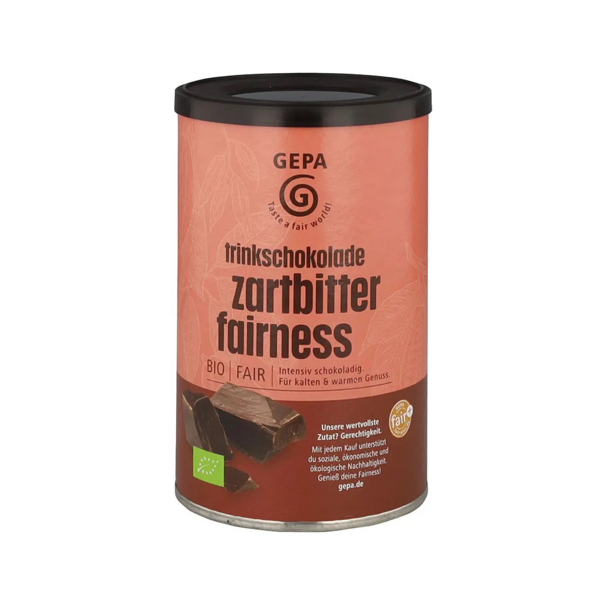 Gepa BIO hořká rozpustná čokoláda 250g