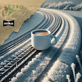 Ranní jízda po ledovce? ☕️❄️ Zachraňte ji s šálkem kávy Puro, která vás zahřeje a dodá energii překonat i ty...