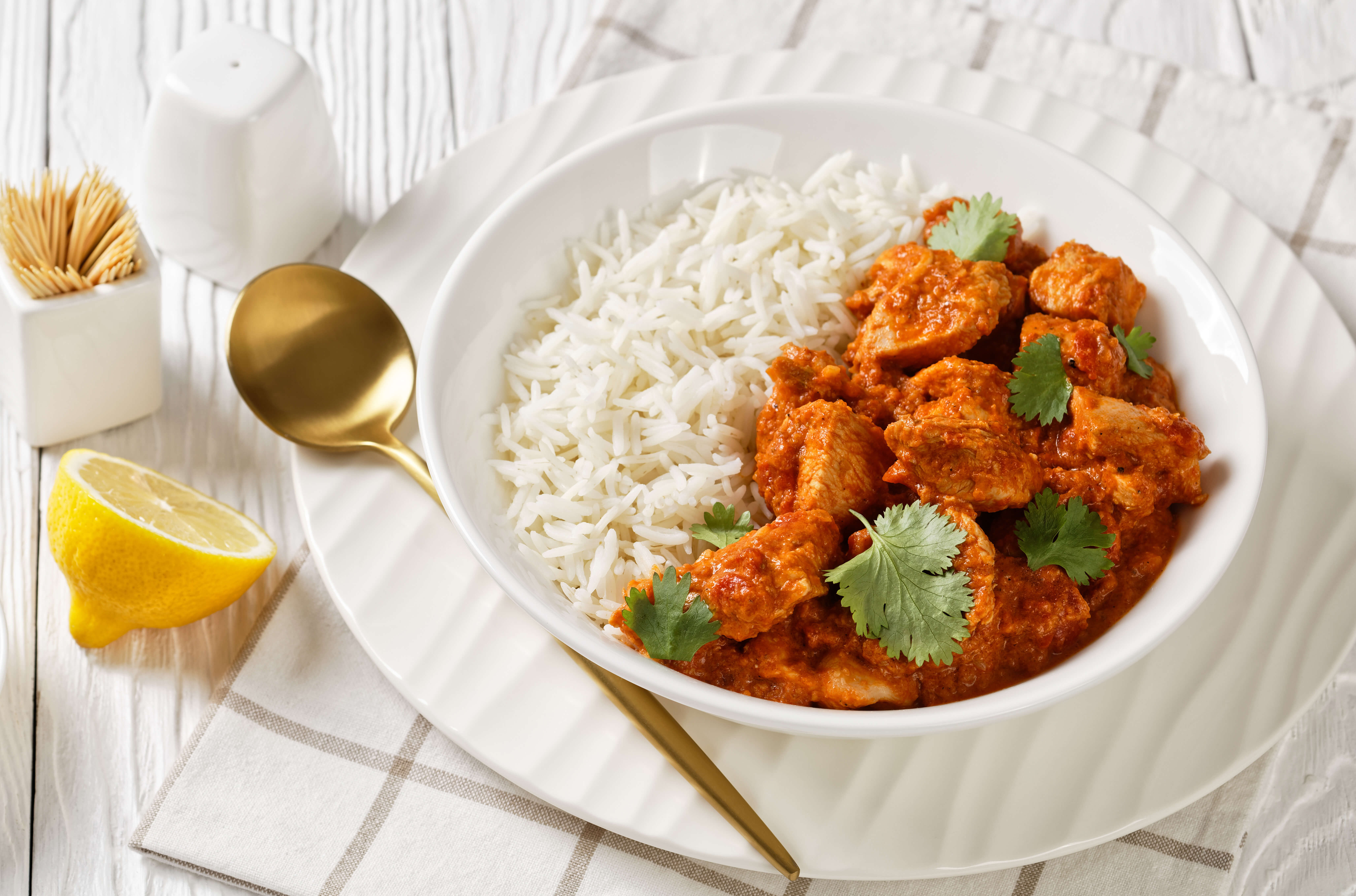 Kuracie prsia s karí omáčkou