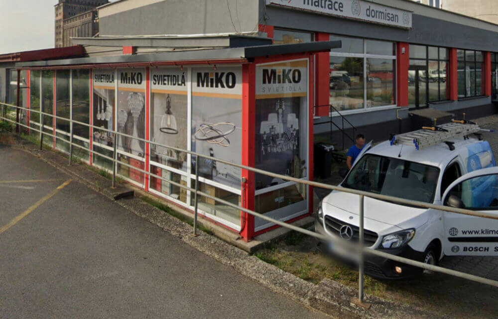 Predajňa Mikoklima zvonku