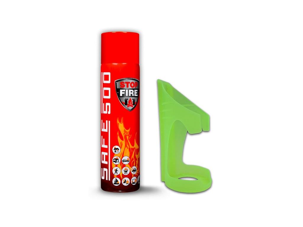 Hasicí sprej SAFE 500ml pěnový + držák 50F - Mikos.cz