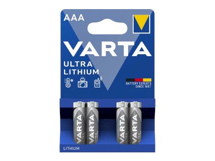 Lithiová Baterie AAA 4-Blistr Varta VARTA-6103/4B