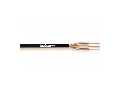 Datový Kabel na Cívce 6x 0.25 - 100 m Černá Tasker TASR-C158