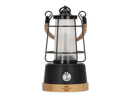 Nabíjecí kempingová lampa CAL 1 s konopným lanem a bambusovou základnou (370 lm, IP44, doba svícení až 75h, stmívatelná, nastavitelná barva světla) Brennenstuhl 1171800