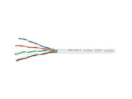 Kabel UTP Cat5e vnitřní PVC NETSET Lite [305m]