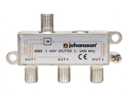 Rozbočovač SAT 3x Johansson 4503