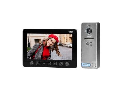 Sada videotelefonu ORNO OR-VID-EX-1057/B, LCD 7", OSD menu, ovládání brány, černá NOVEO