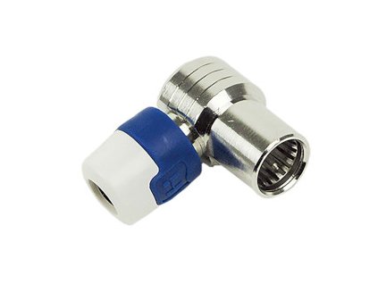 QFA 5 Angled push-on quick F connector Hirschmann 695020574