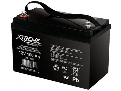 Baterie olověná 12V / 100Ah Xtreme 82-222 gelový akumulátor