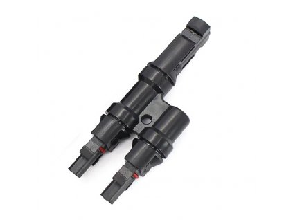 Konektor pro solární panely MC4 T GETI rozbočovací 1x konektor 2x zdířka